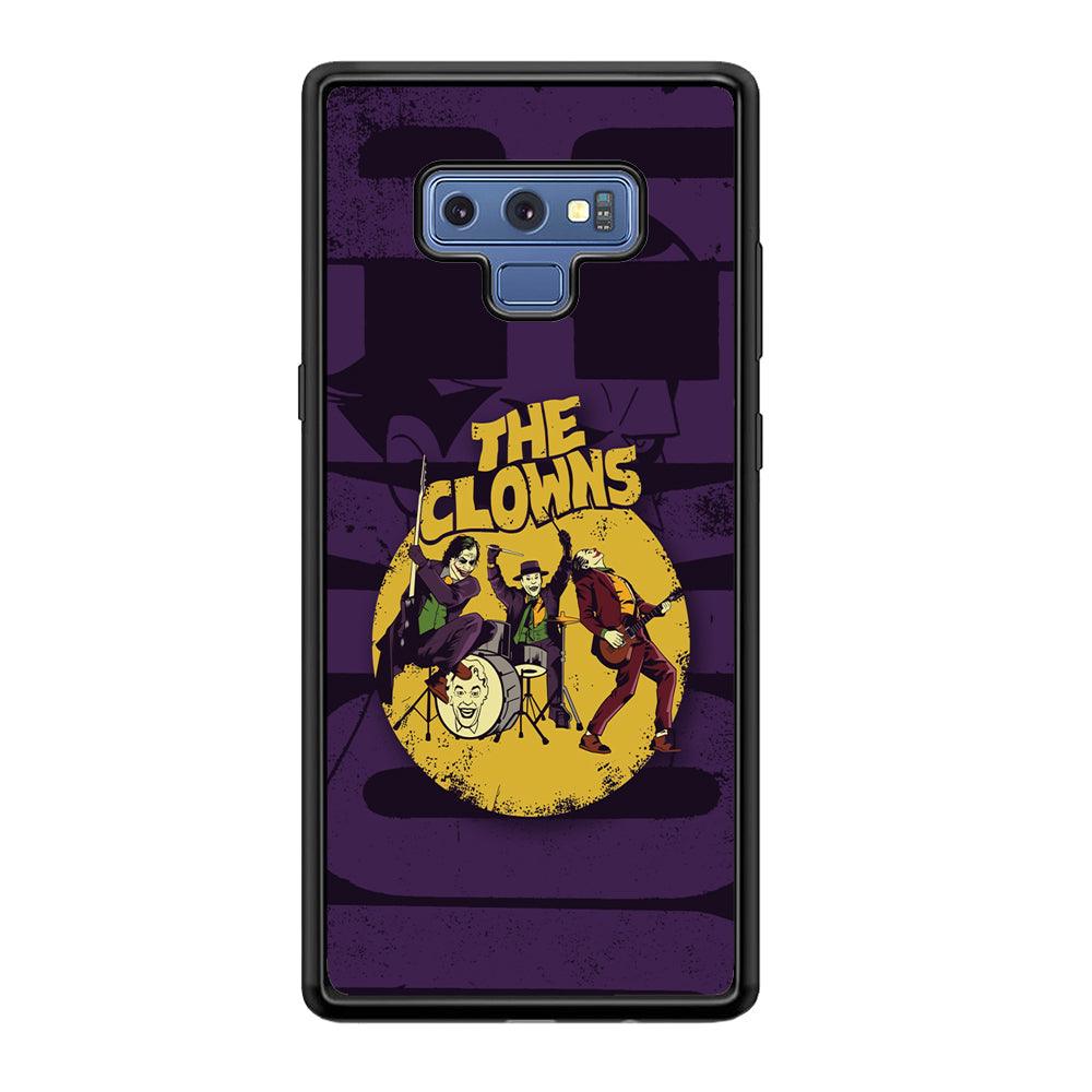 Joker Clown Feast Mode Samsung Galaxy Note 9 Case-Rubber Black (2D Case)-Oxvistore