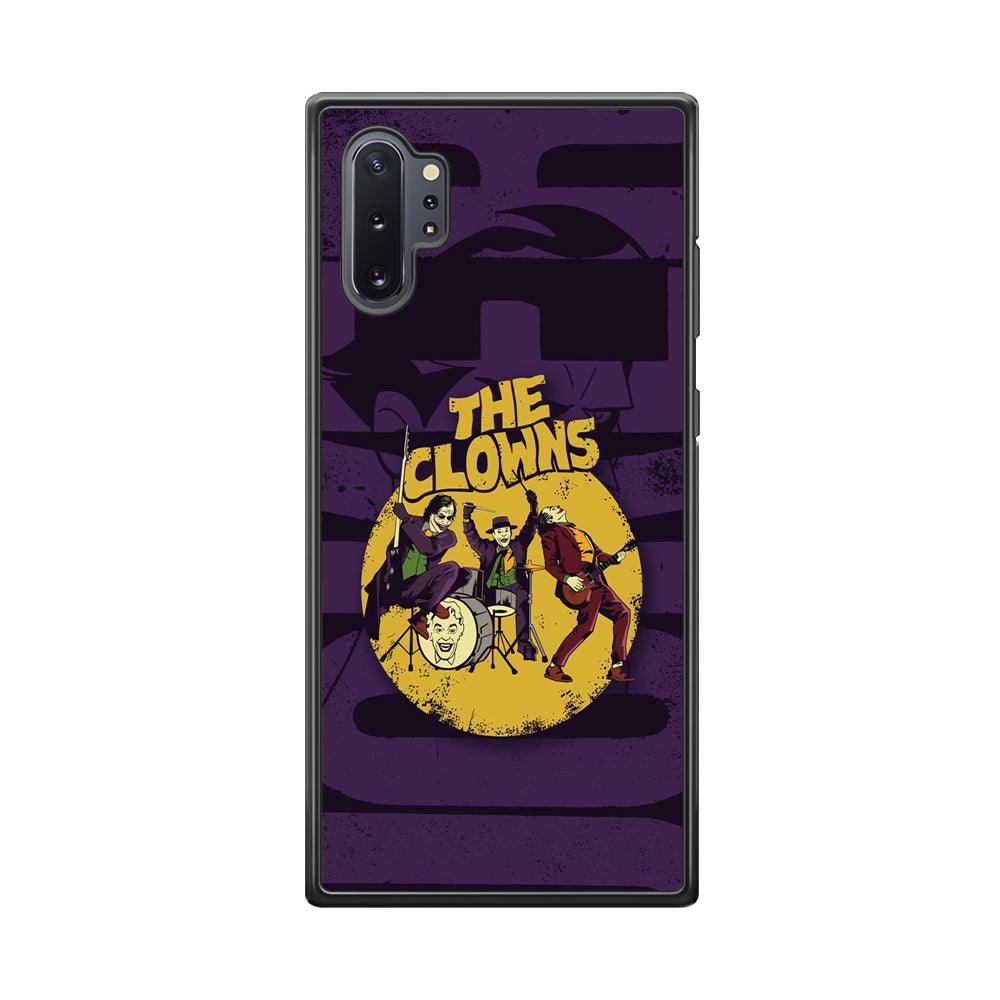 Joker Clown Feast Mode Samsung Galaxy Note 10 Plus Case-Rubber Black (2D Case)-Oxvistore