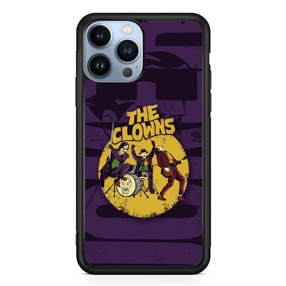 Joker Clown Feast Mode iPhone 14 Pro Case-Rubber Black (2D Case)-Oxvistore