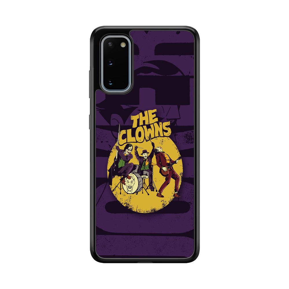 Joker Clown Feast Mode Samsung Galaxy S20 Case-Rubber Black (2D Case)-Oxvistore