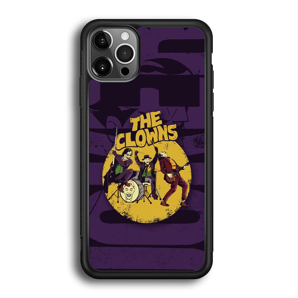 Joker Clown Feast Mode iPhone 12 Pro Max Case-Rubber Black (2D Case)-Oxvistore