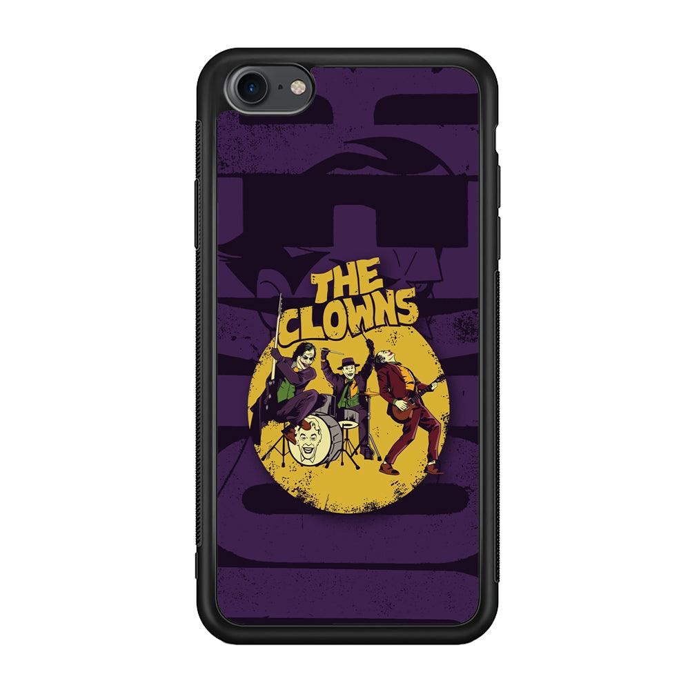 Joker Clown Feast Mode iPhone 8 Case-Rubber Black (2D Case)-Oxvistore