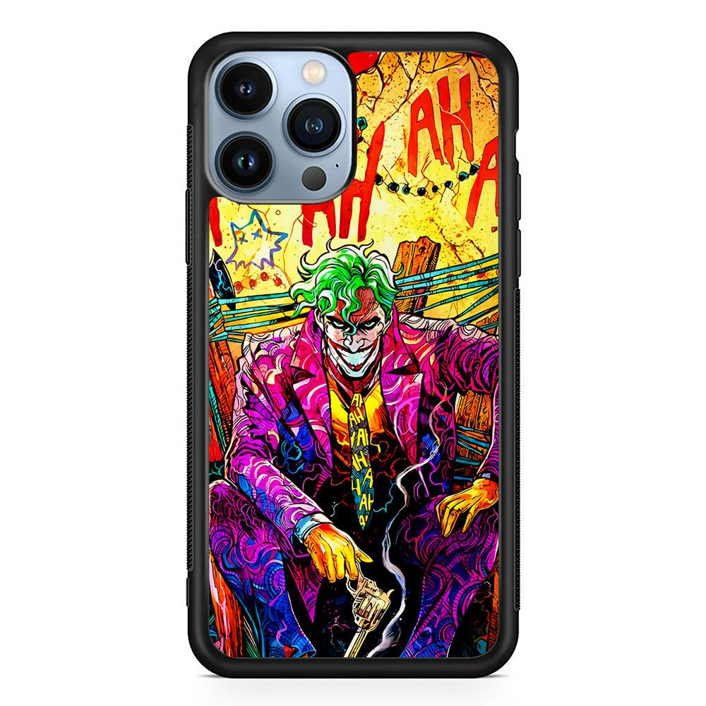 Joker Comics Colorful 2D Rubber Phone Case-Black-Oxvistore