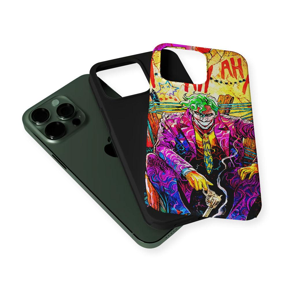 Joker Comics Colorful 2 in 1 Tough Phone Case-Oxvistore