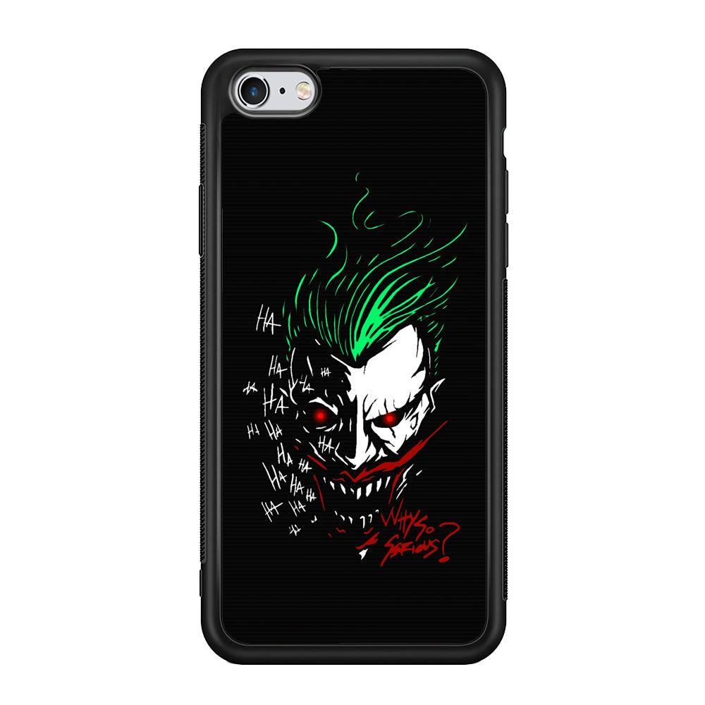 Joker Dark Silhouette iPhone 6 Plus | 6s Plus Case-Rubber Black (2D Case)-Oxvistore