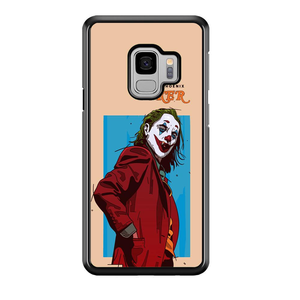 Joker Make The Great Smile Samsung Galaxy S9 Case-Rubber Black (2D Case)-Oxvistore