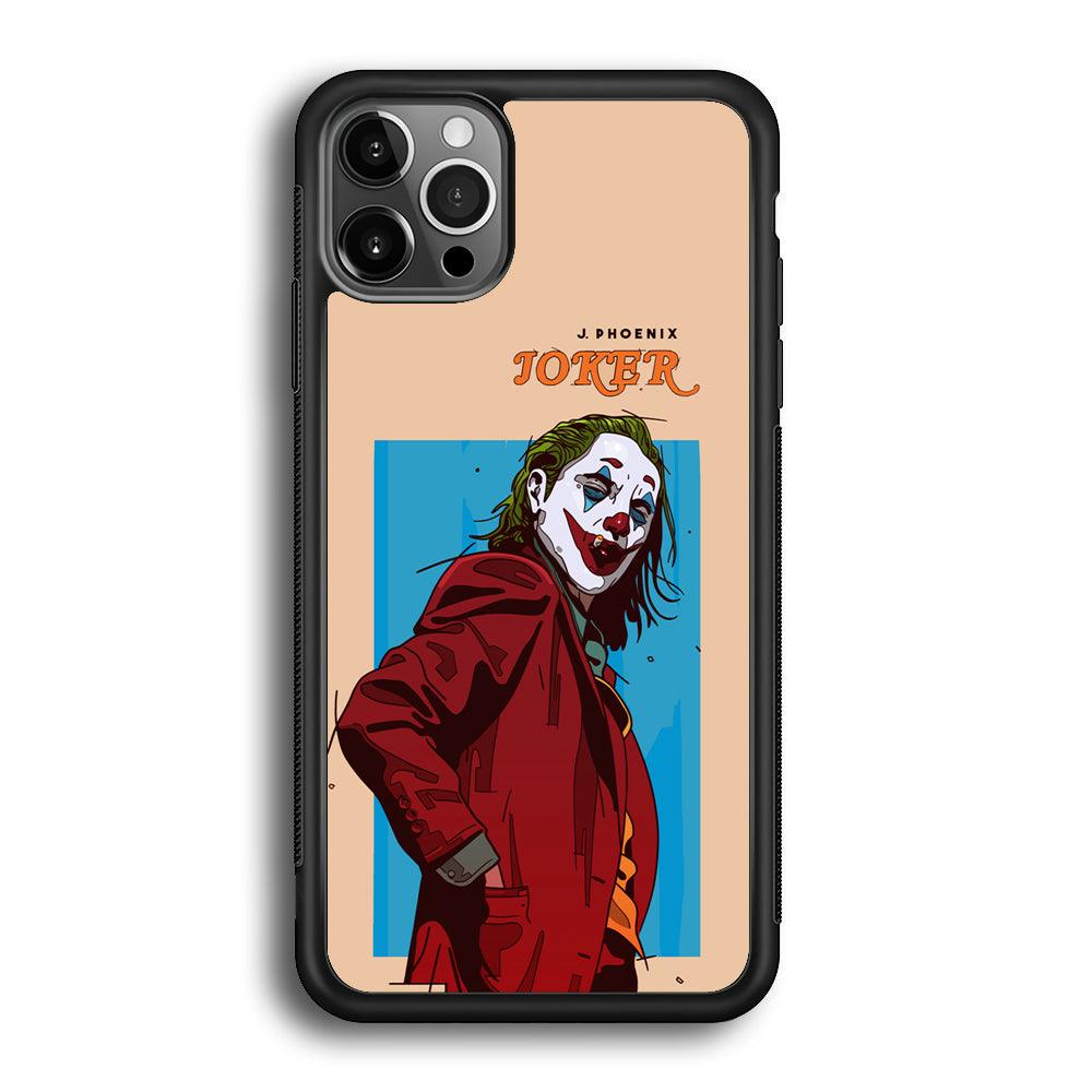 Joker Make The Great Smile iPhone 12 Pro Case-Rubber Black (2D Case)-Oxvistore