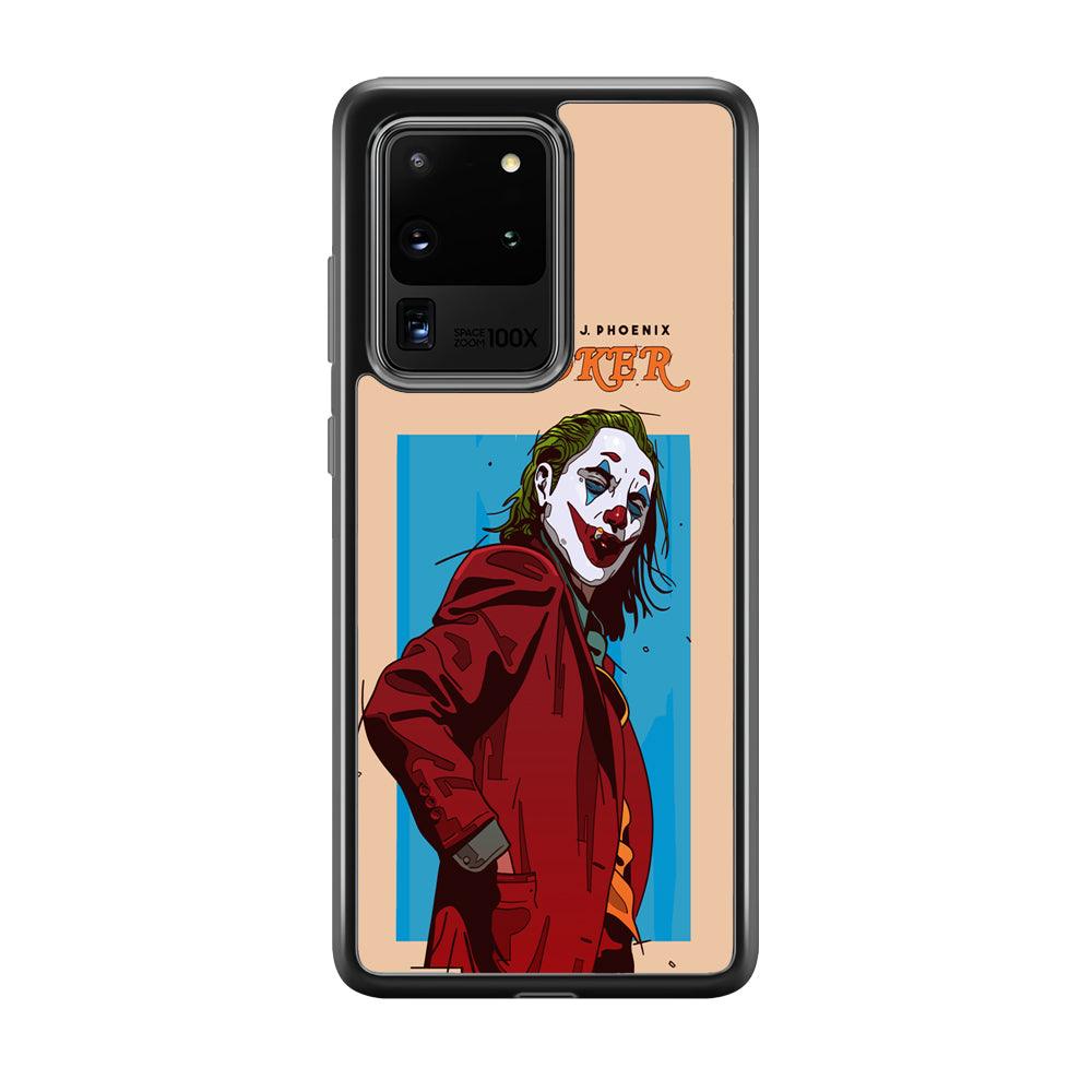 Joker Make The Great Smile Samsung Galaxy S20 Ultra Case-Rubber Black (2D Case)-Oxvistore