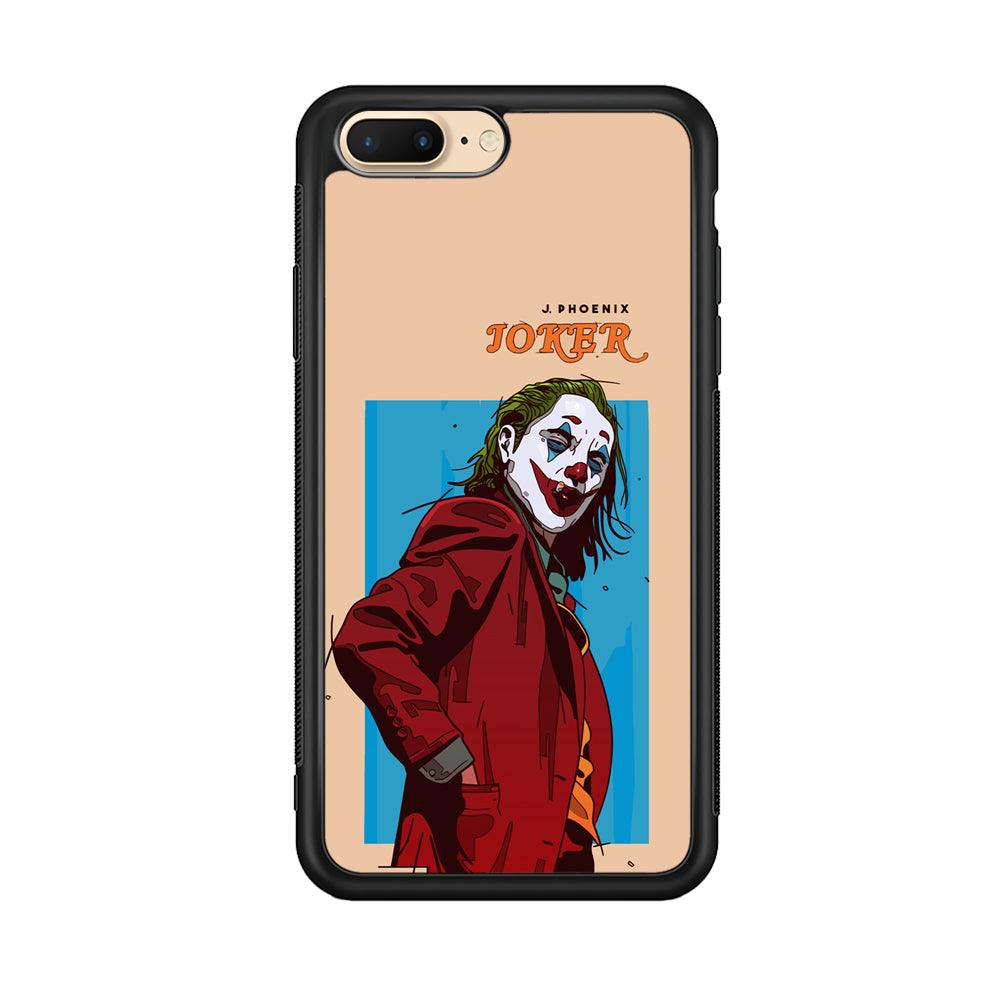 Joker Make The Great Smile iPhone 8 Plus Case-Rubber Black (2D Case)-Oxvistore