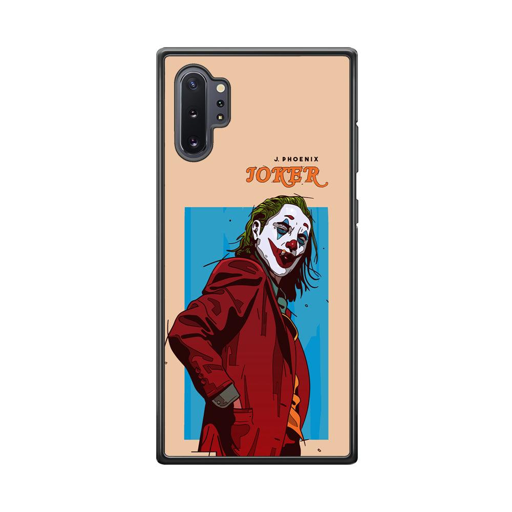 Joker Make The Great Smile Samsung Galaxy Note 10 Plus Case-Rubber Black (2D Case)-Oxvistore
