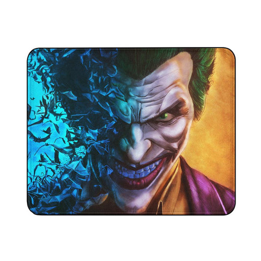 Joker Supervillian Face Mouse Pads | Custom Mouse Pad with Non-Slip Rubber Base