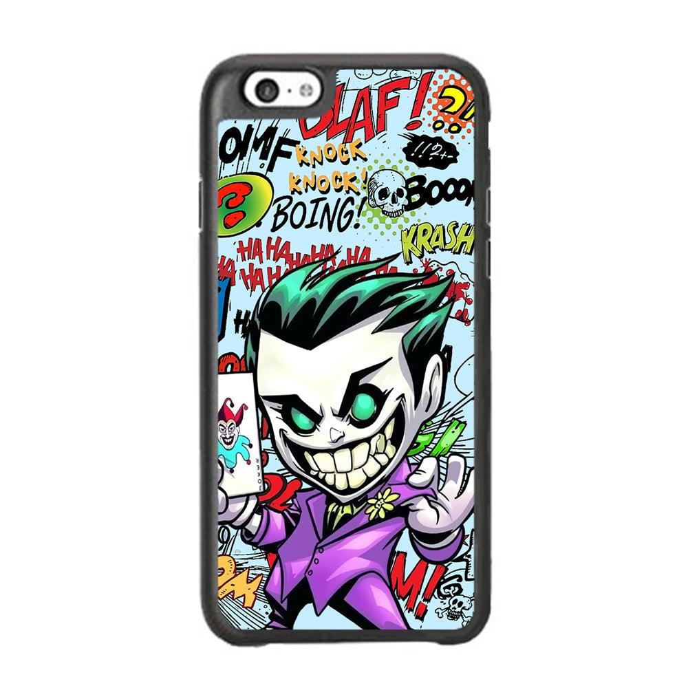 Joker Cartoon Smily Bomb iPhone 6 Plus | 6s Plus Case-Rubber White (2D Case)-Oxvistore