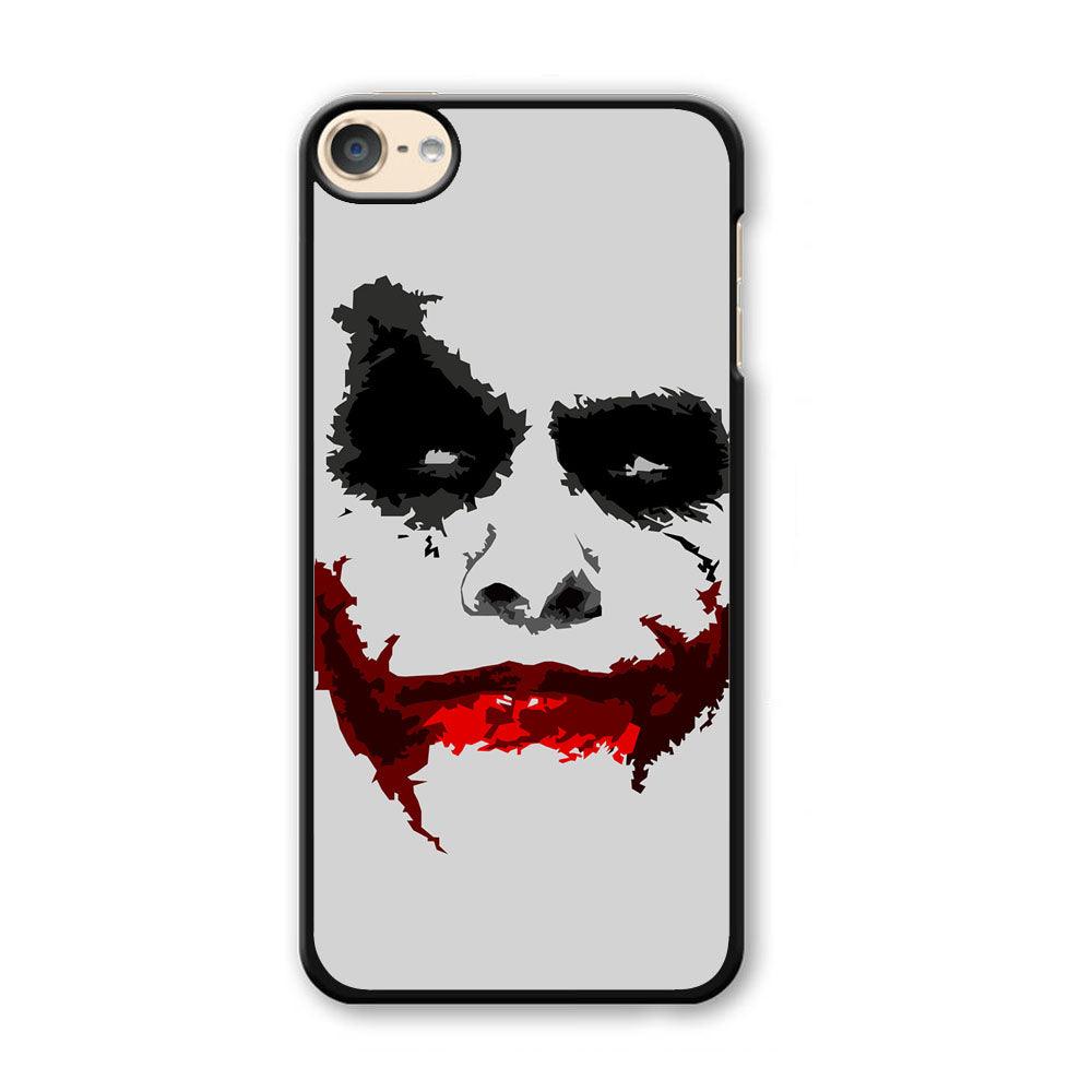 Joker Face of Seriousness iPod Touch 6 Case-Plastic Black (2D Case)-Oxvistore