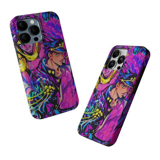 Jotaro Kujo Jojo 2 in 1 Tough Phone Case-Oxvistore