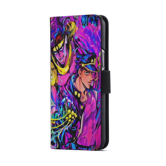 Jotaro Kujo Jojo Flip Wallet Phone Case-Oxvistore