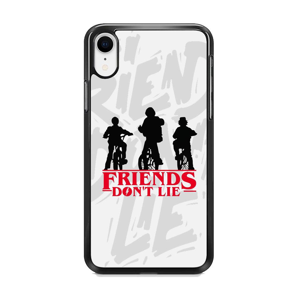 Journey of Life and Friends Don't Lie iPhone XR Case-Tempered Glass Case-Oxvistore