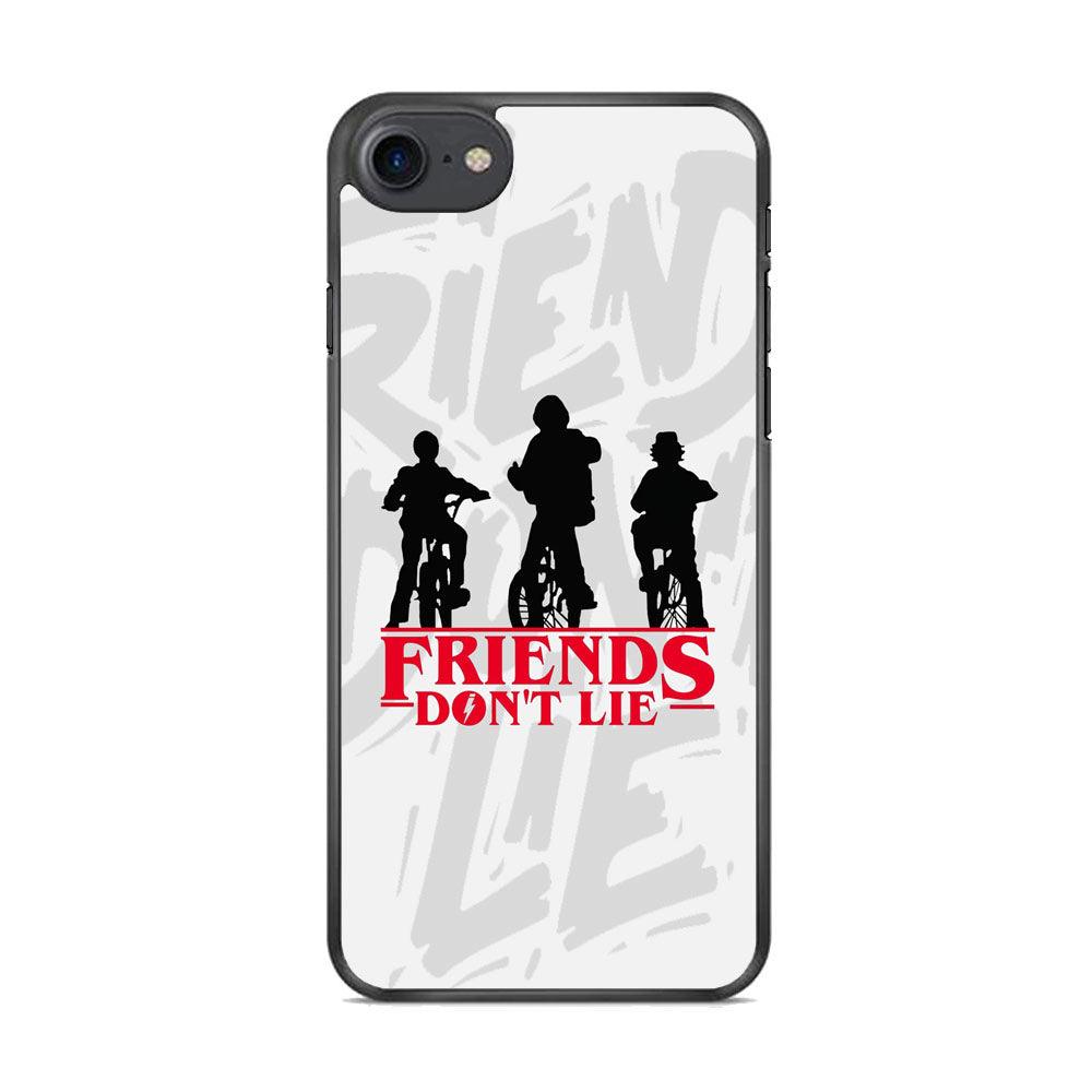 Journey of Life and Friends Don't Lie iPhone 7 Case-Tempered Glass Case-Oxvistore