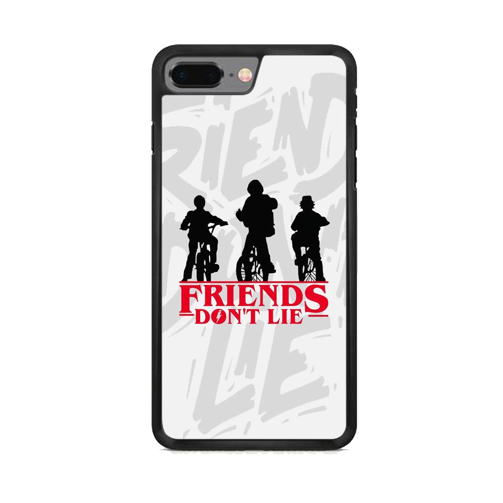 Journey of Life and Friends Don't Lie iPhone 7 Plus Case-Tempered Glass Case-Oxvistore