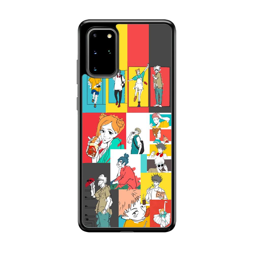 Jujutsu Kaisen Joy of Young People Samsung Galaxy S20 Plus Case-Rubber Black (2D Case)-Oxvistore