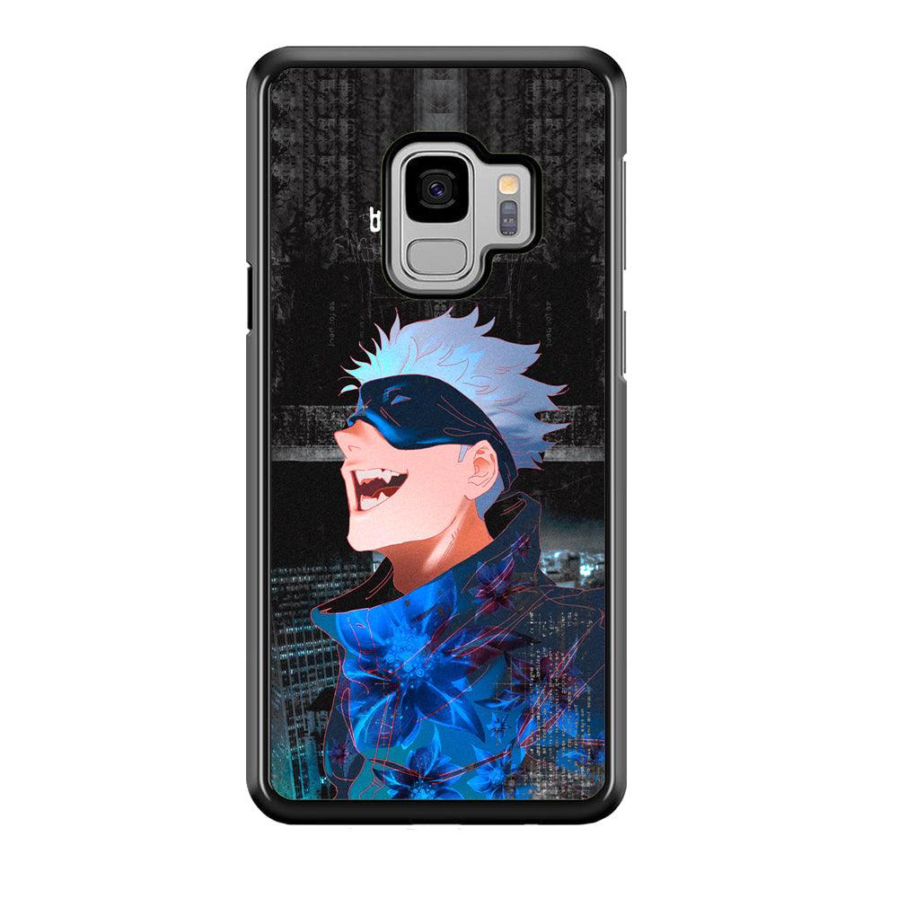 Jujutsu Kaisen Satoru Superiority Samsung Galaxy S9 Case-Rubber Black (2D Case)-Oxvistore