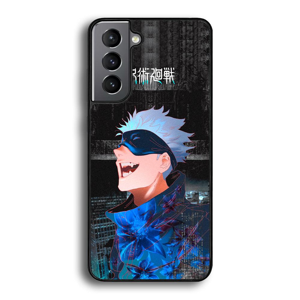 Jujutsu Kaisen Satoru Superiority Samsung Galaxy S24 Case-Rubber Black (2D Case)-Oxvistore