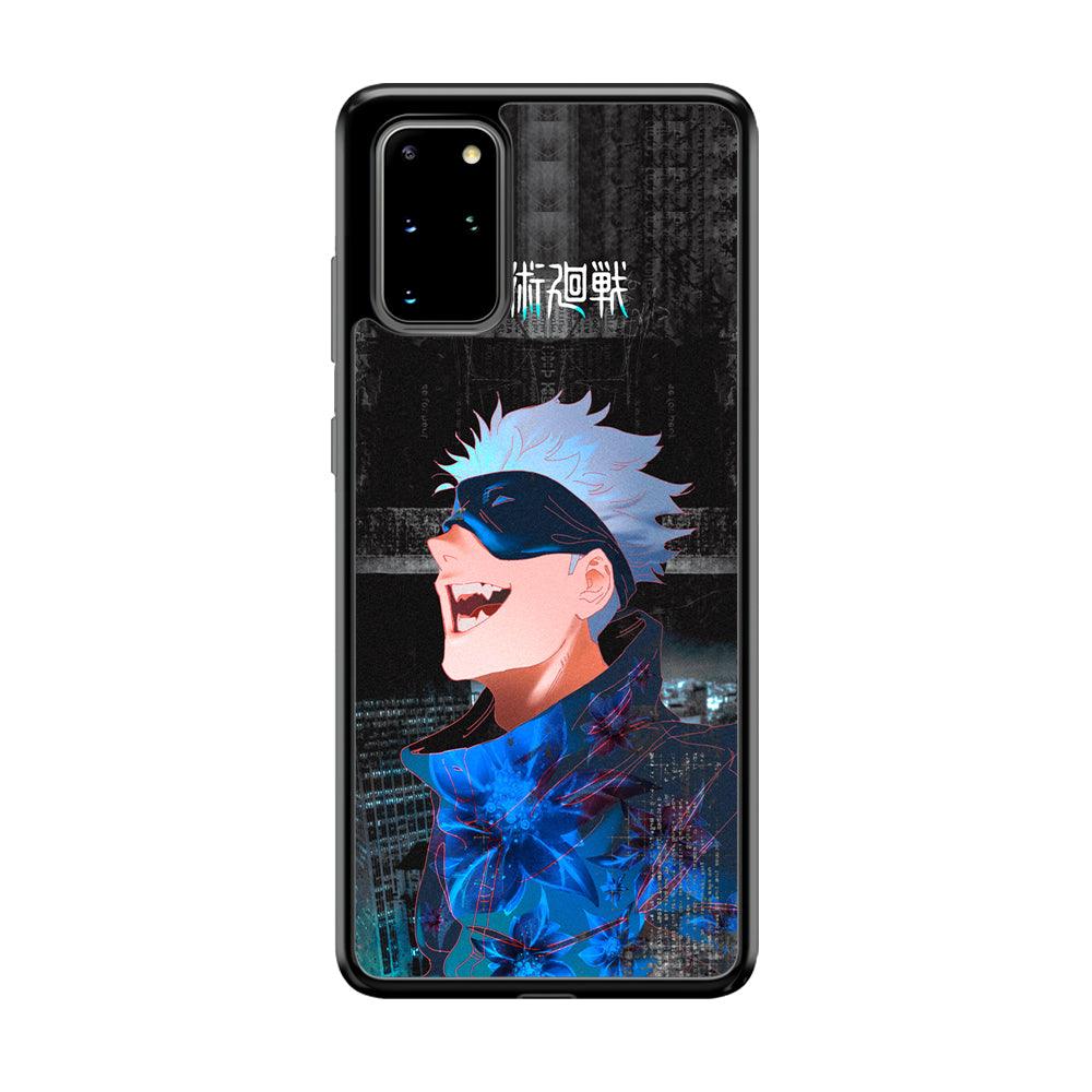 Jujutsu Kaisen Satoru Superiority Samsung Galaxy S20 Plus Case-Rubber Black (2D Case)-Oxvistore