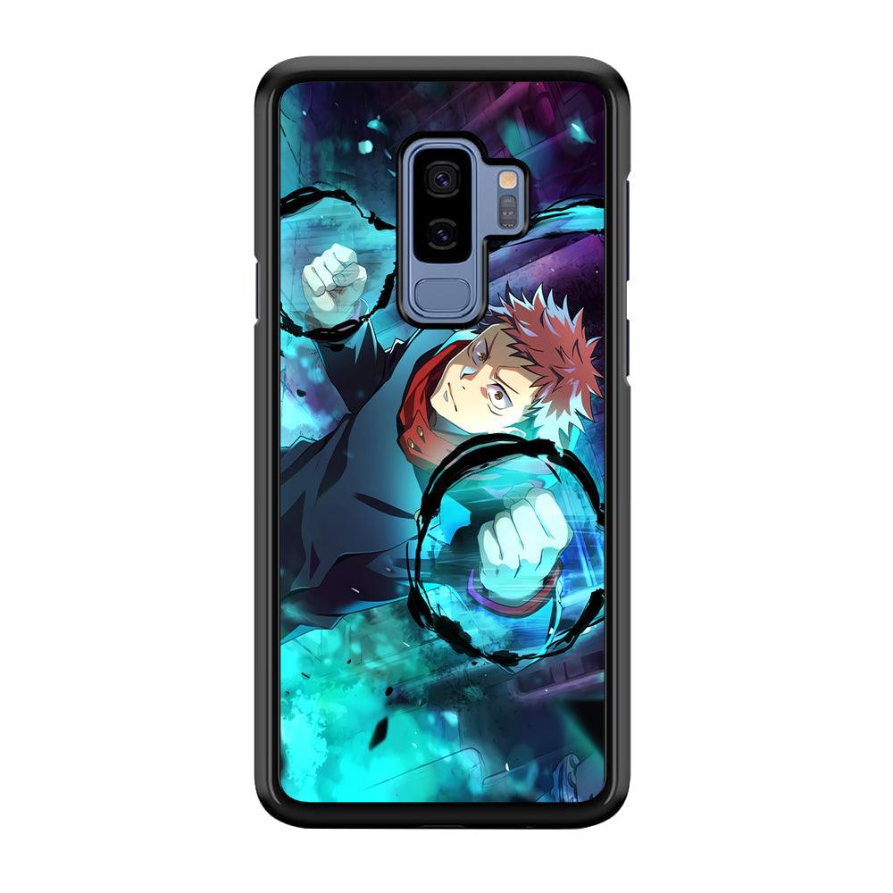Jujutsu Kaisen Sukuna Release The Curse Samsung Galaxy S9 Plus Case-Rubber Black (2D Case)-Oxvistore
