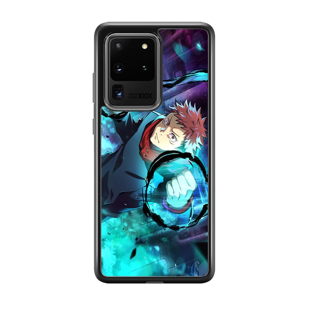 Jujutsu Kaisen Sukuna Release The Curse Samsung Galaxy S20 Ultra Case-Rubber Black (2D Case)-Oxvistore
