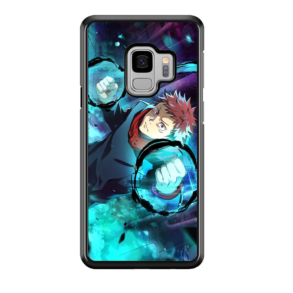 Jujutsu Kaisen Sukuna Release The Curse Samsung Galaxy S9 Case-Rubber Black (2D Case)-Oxvistore