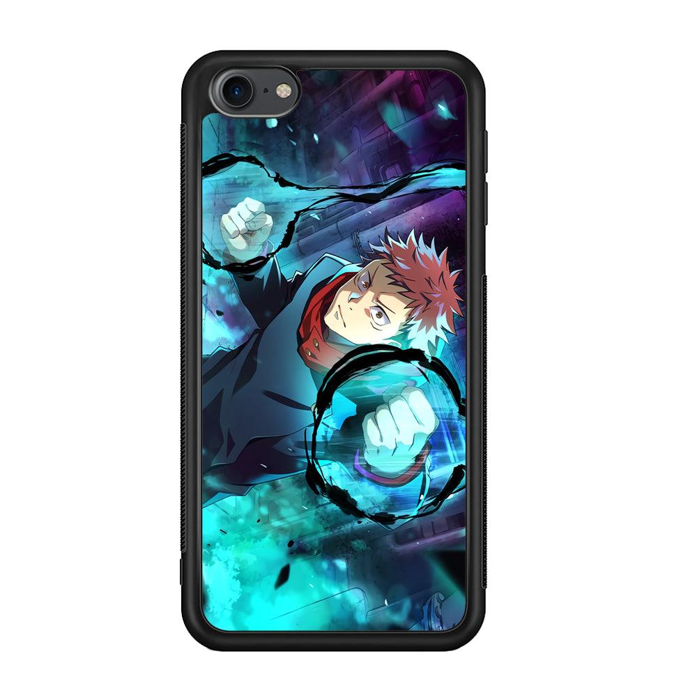 Jujutsu Kaisen Sukuna Release The Curse iPod Touch 6 Case-Rubber Black (2D Case)-Oxvistore
