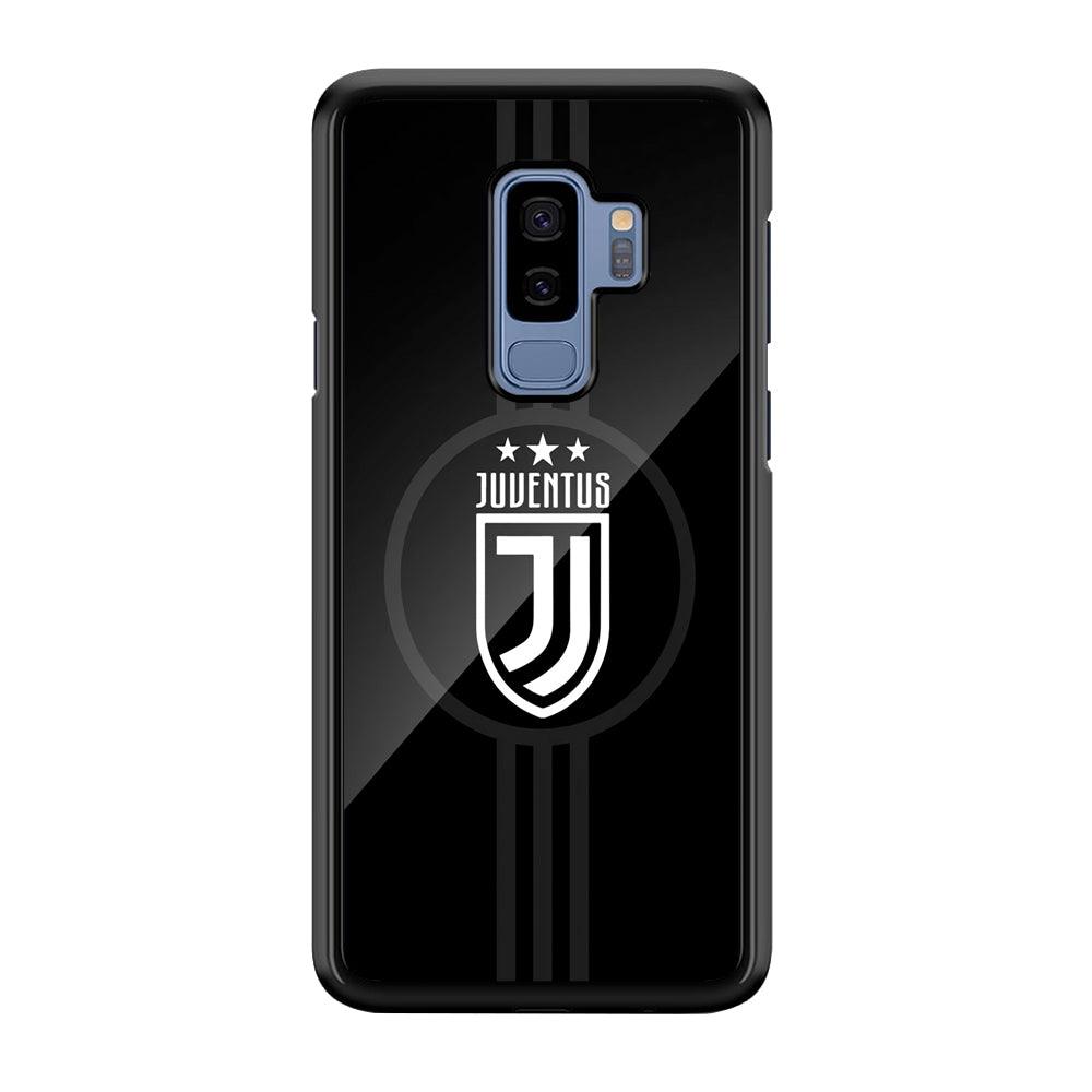 Juventus Shine on Black Samsung Galaxy S9 Plus Case-Rubber Black (2D Case)-Oxvistore