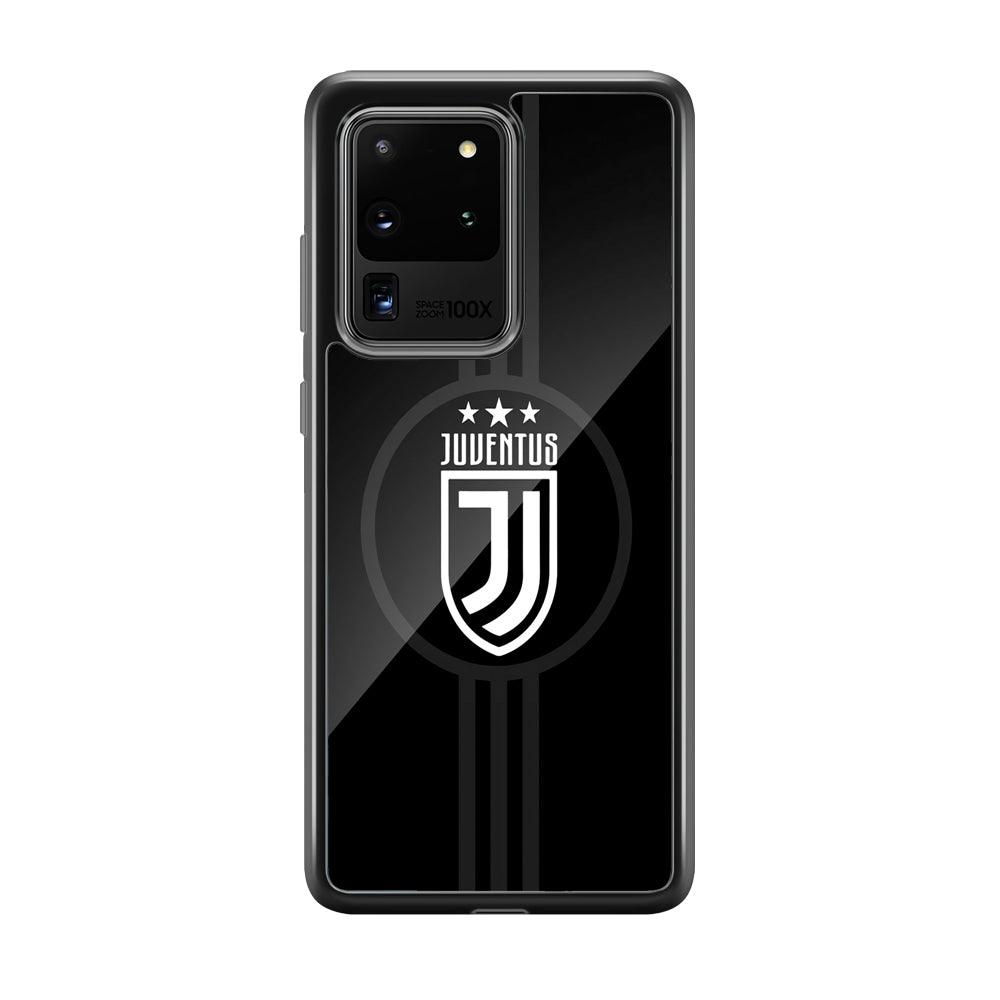 Juventus Shine on Black Samsung Galaxy S20 Ultra Case-Rubber Black (2D Case)-Oxvistore