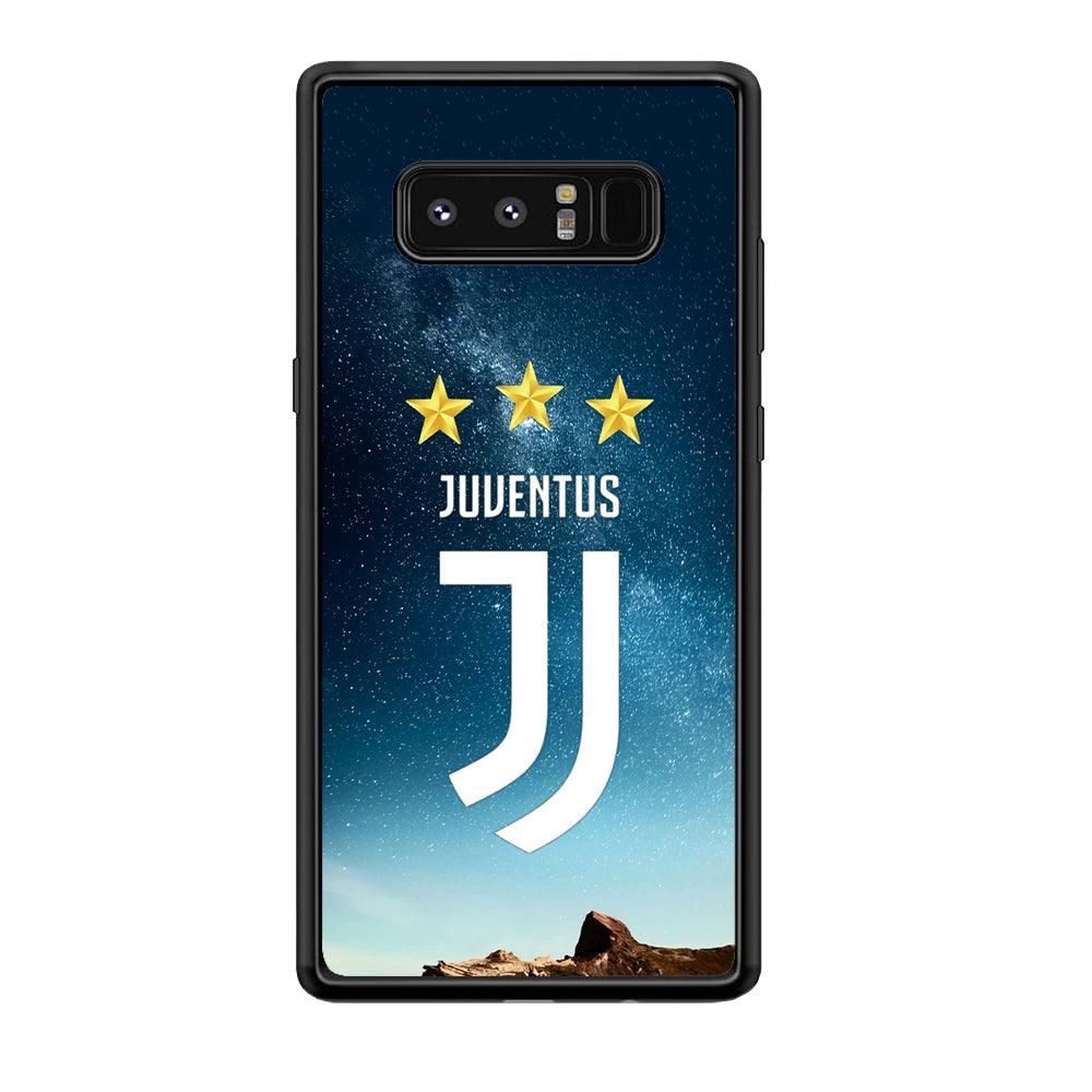 Juventus Star in The Sky Samsung Galaxy Note 8 Case-Rubber Black (2D Case)-Oxvistore