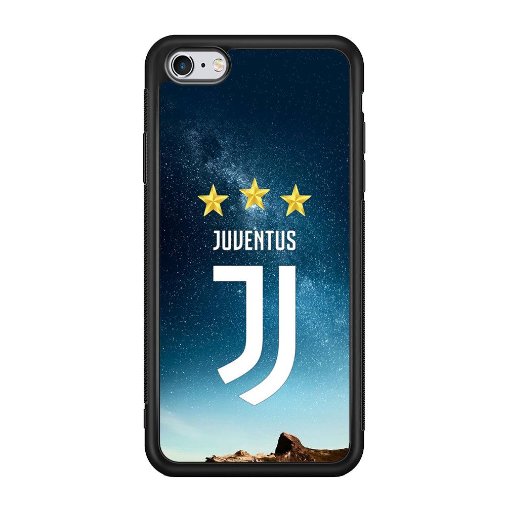 Juventus Star in The Sky iPhone 6 Plus | 6s Plus Case-Rubber Black (2D Case)-Oxvistore