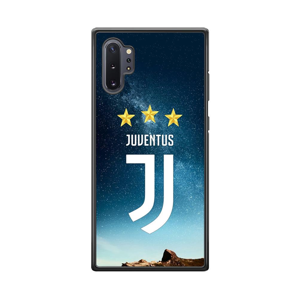 Juventus Star in The Sky Samsung Galaxy Note 10 Plus Case-Rubber Black (2D Case)-Oxvistore