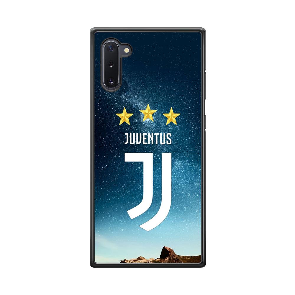 Juventus Star in The Sky Samsung Galaxy Note 10 Case-Rubber Black (2D Case)-Oxvistore