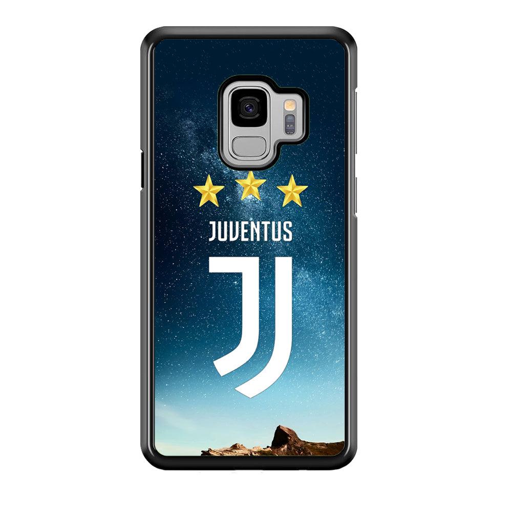 Juventus Star in The Sky Samsung Galaxy S9 Case-Rubber Black (2D Case)-Oxvistore