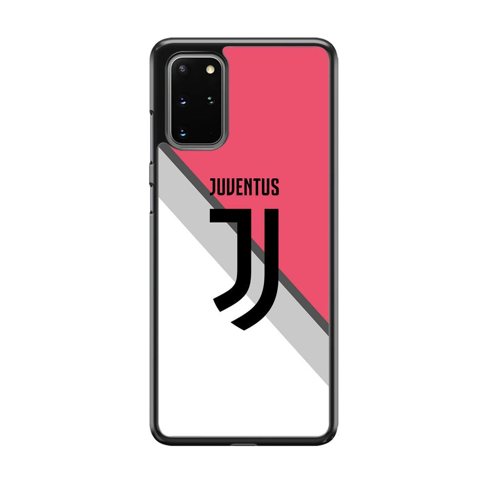 Juventus Pink Jersey Samsung Galaxy S20 Plus Case-Rubber Black (2D Case)-Oxvistore