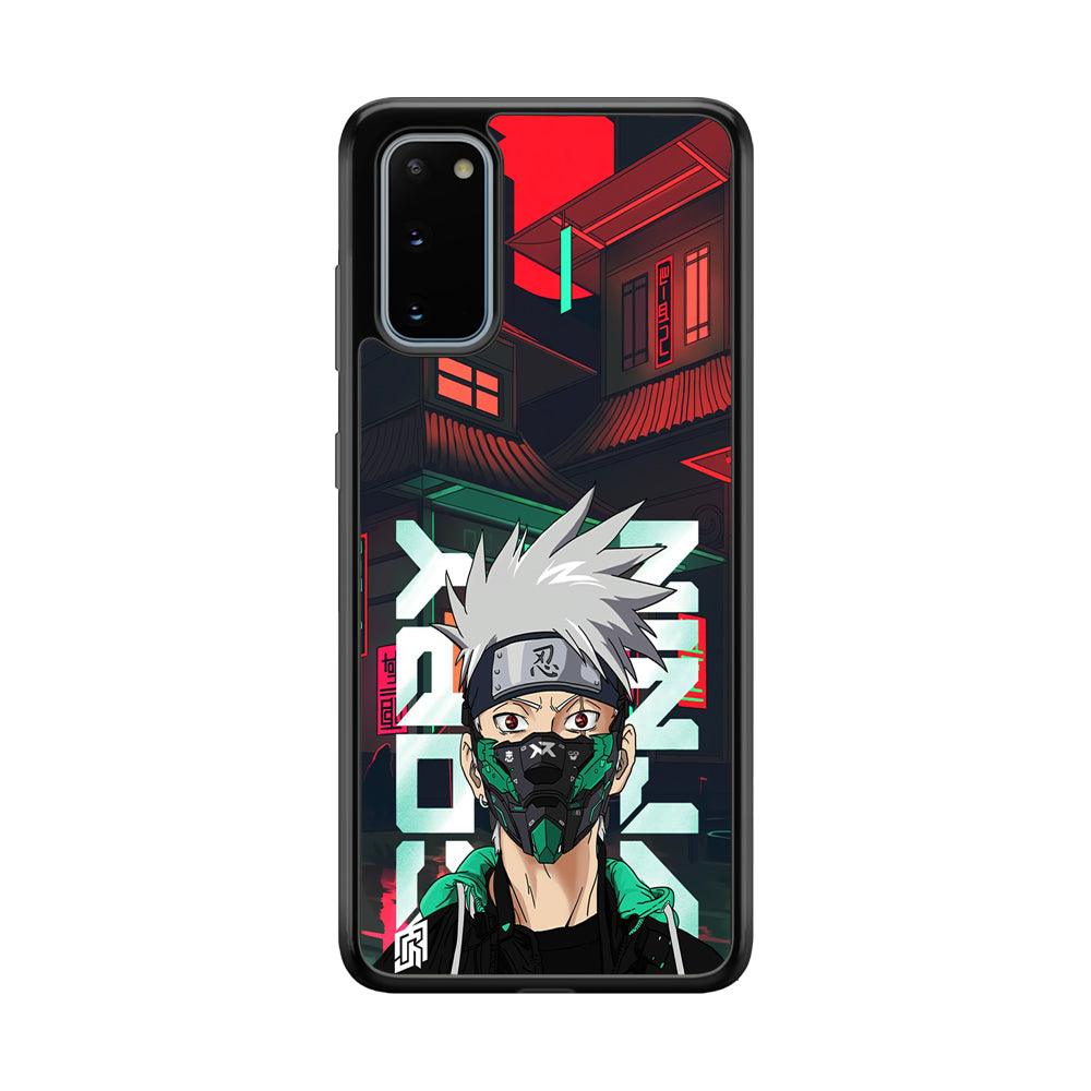 Kakashi The Ultimate Copy Jutsu Samsung Galaxy S20 Case-Rubber Black (2D Case)-Oxvistore