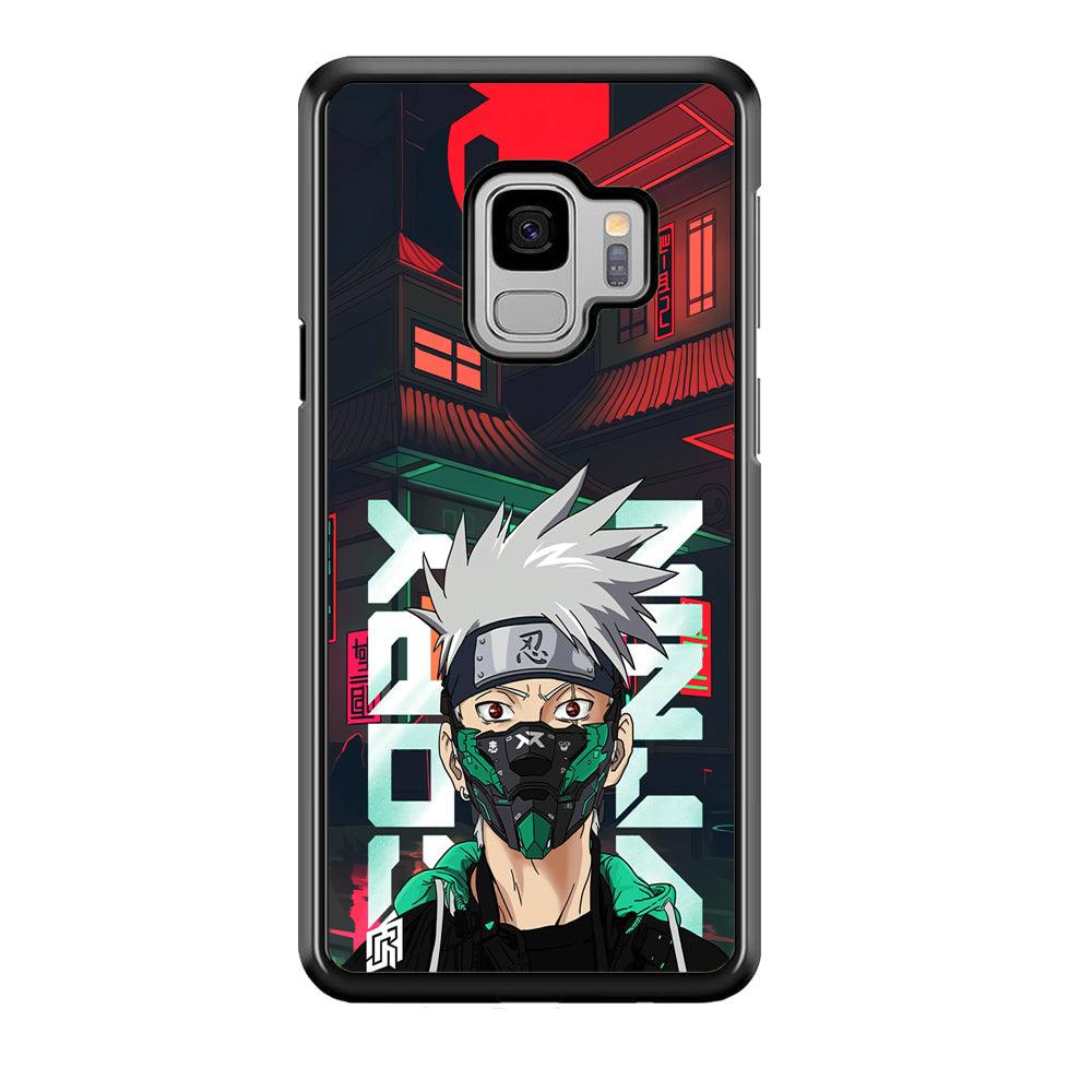 Kakashi The Ultimate Copy Jutsu Samsung Galaxy S9 Case-Rubber Black (2D Case)-Oxvistore