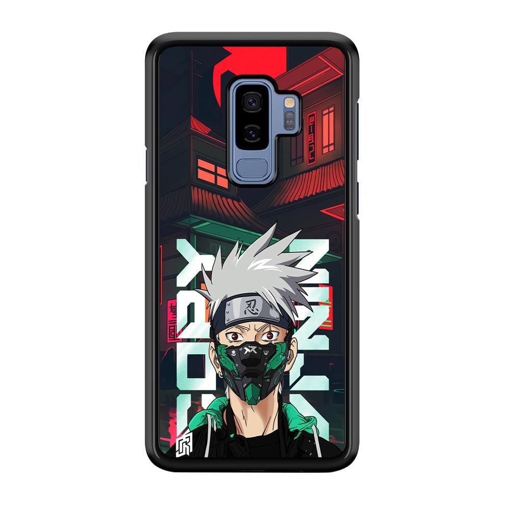 Kakashi The Ultimate Copy Jutsu Samsung Galaxy S9 Plus Case-Rubber Black (2D Case)-Oxvistore