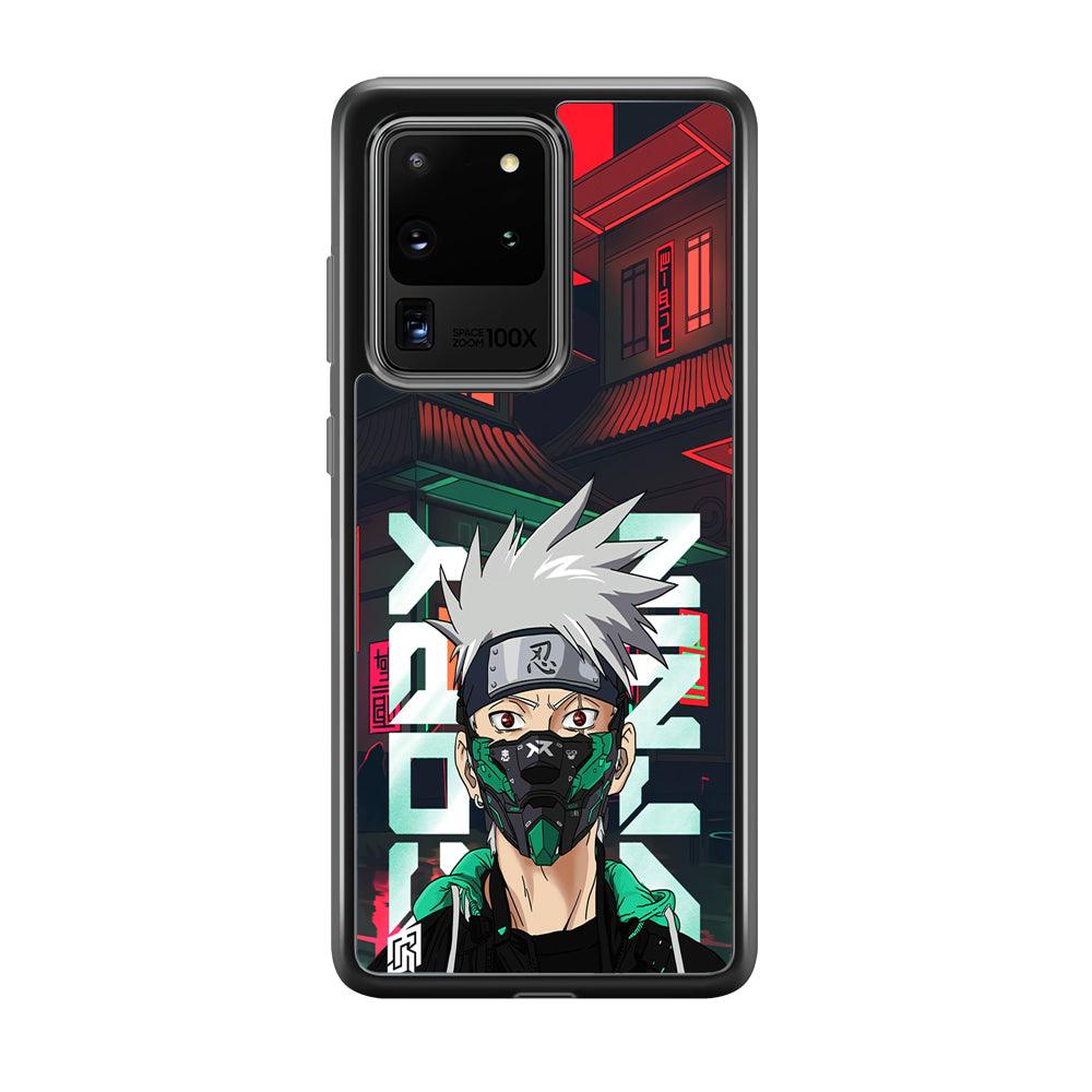 Kakashi The Ultimate Copy Jutsu Samsung Galaxy S20 Ultra Case-Rubber Black (2D Case)-Oxvistore