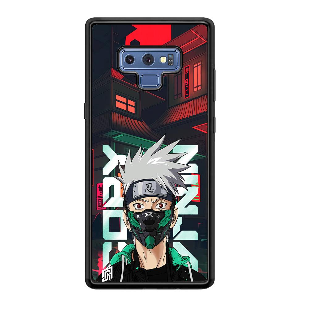 Kakashi The Ultimate Copy Jutsu Samsung Galaxy Note 9 Case-Rubber Black (2D Case)-Oxvistore