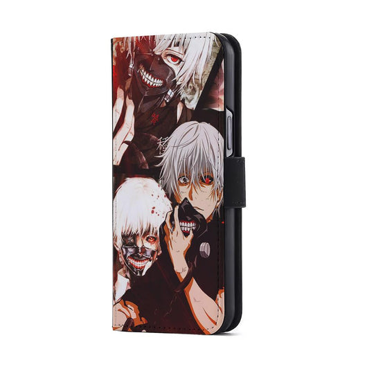 Kaneki Tokyo Ghoul Aesthetic Flip Wallet Phone Case-Oxvistore