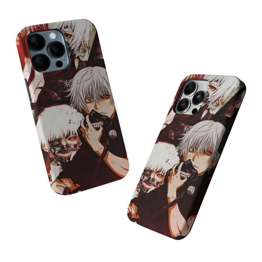 Kaneki Tokyo Ghoul Aesthetic 2 in 1 Tough Phone Case-Oxvistore
