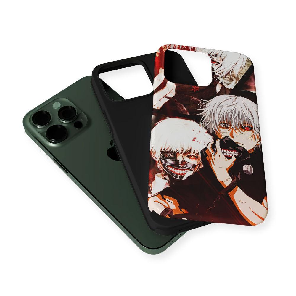 Kaneki Tokyo Ghoul Aesthetic 2 in 1 Tough Phone Case-Oxvistore