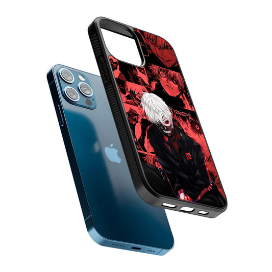 Kaneki Tokyo Ghoul Comic 2D Rubber Phone Case-Oxvistore