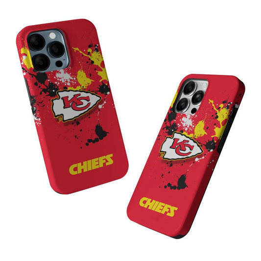 Kansas City Chiefs Logo 2 in 1 Tough Phone Case-Oxvistore