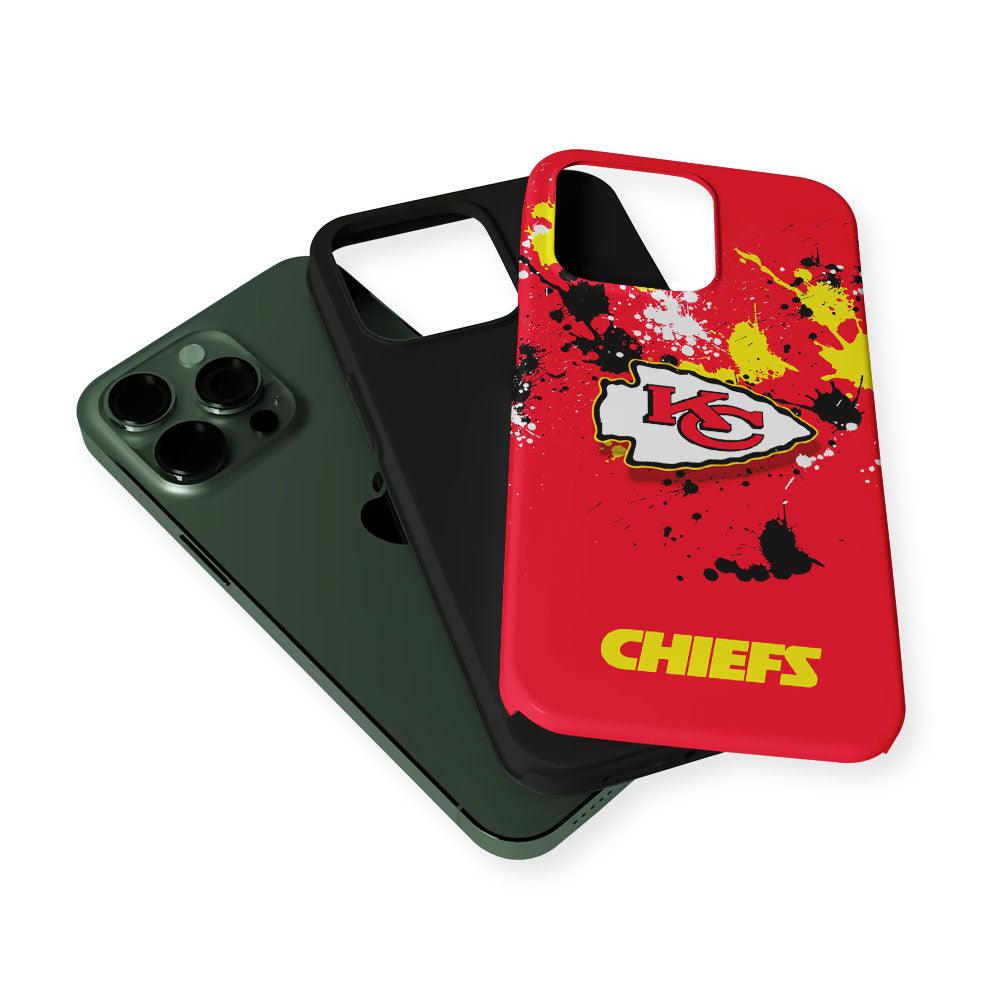 Kansas City Chiefs Logo 2 in 1 Tough Phone Case-Oxvistore