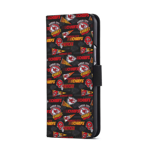 Kansas City Chiefs Patterns Flip Wallet Phone Case-Oxvistore